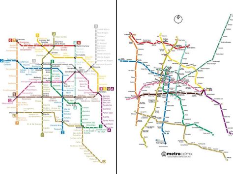 Diferencias De Los Dos Mapas Del Metro De La Cdmx