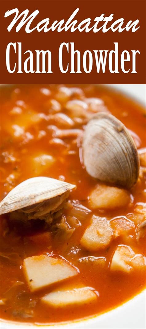 Fresh or Canned Clams? Use Either in This Manhattan Clam Chowder | Recipe | Manhattan clam ...