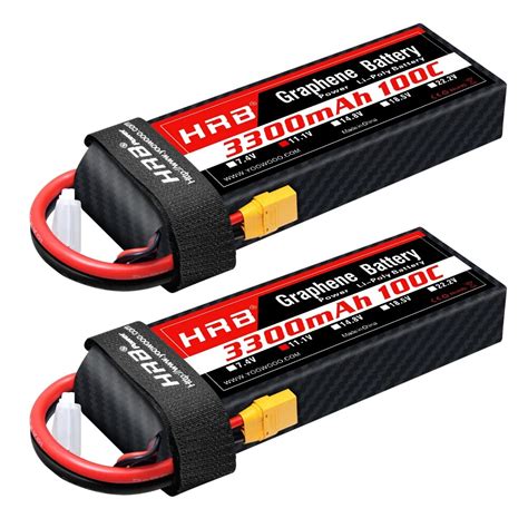 HRB 3S 3300mah Graphene Battery 11 1V RC Lipo 100C With Deans XT90