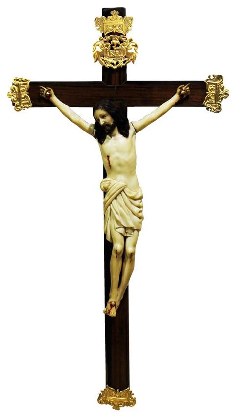 Ivory Crucifix Ivory Crucifix 19th Century Ivory Kamagong Flickr