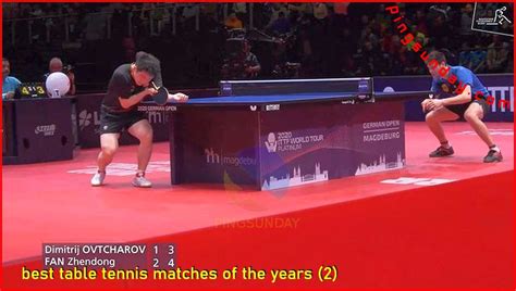 What Is The Best Table Tennis Match In History Pingsunday