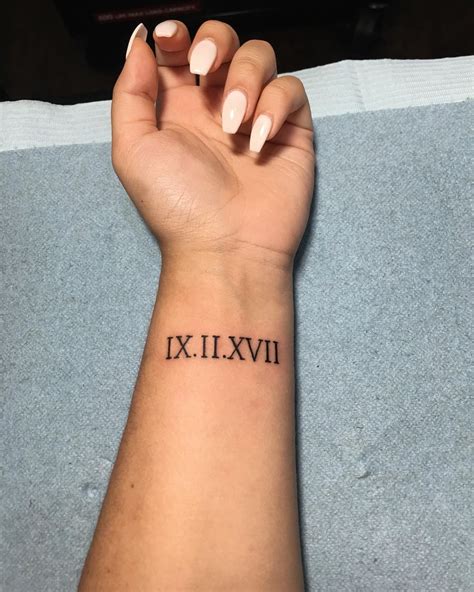 100 Roman Numeral Tattoos That Will Mark Your Most Memorable Date