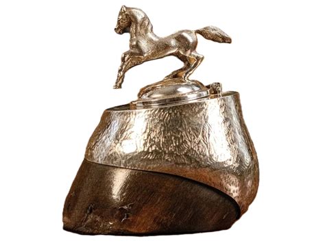 Silver Horse Hoof Taxidermy The Society Of Inkwell Collectors Soic