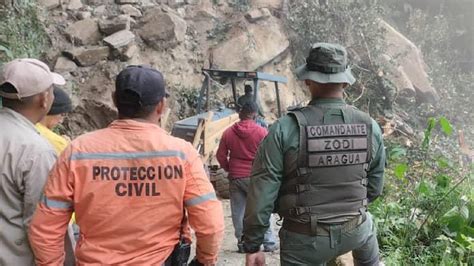 Contin An Trabajos De Despeje En Carretera Maracay Choron En Aragua