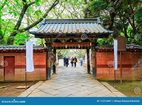 Entrance Of Toshogu Shrine In Ueno Park In Tokyo Japan Editorial