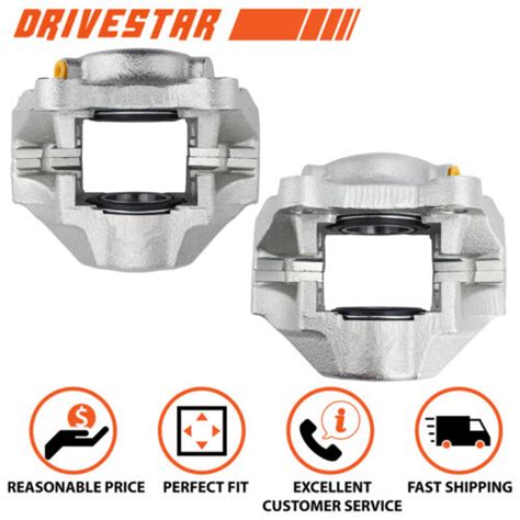 Drivestar Set Front Disc Brake Calipers For Vw Transporter