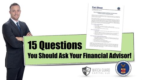 15 Questions To Ask Your Financial Advisor Youtube