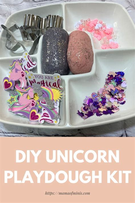 Diy Playdough Unicorn Kit Mama Of Minis