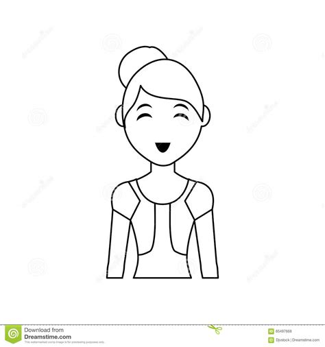 Woman Cartoon Isolated Stock Illustration Illustration Of Mouth 85497668