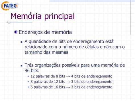 PPT Hierarquia de Memória Arquitetura de Computadores Aula 4