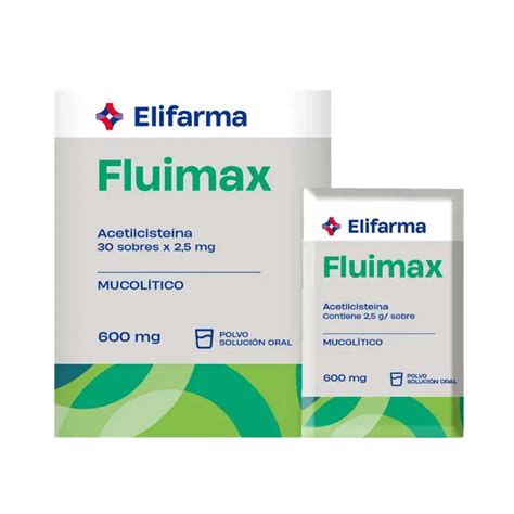 Fluimax Mg Polvo Para Soluci N Oral Elifarma