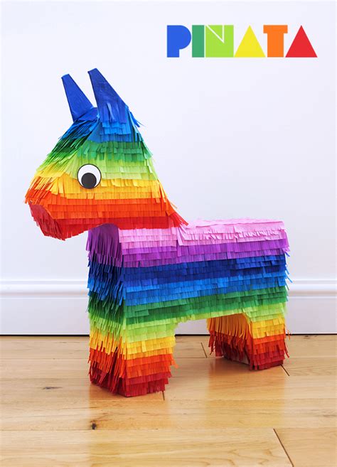 Hey Bambini: {Spotted!} :: Colourful Donkey Pinata