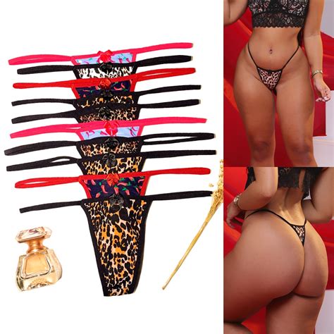 Kit 10 Calcinha Fio Dental Lingerie Sexy Tanga Sensual Atacado Revenda