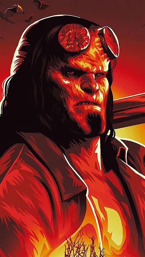 Hellboy Comics Art Phone Hd Wallpapers Images