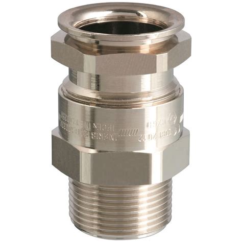 Presse étoupe ADE 1F2 NPT 3 n14 en laiton nickelé CAP809594V1