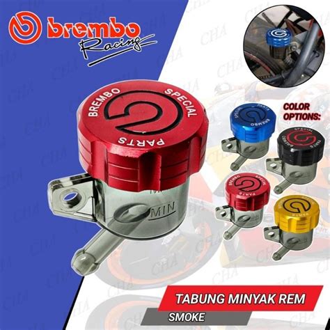 Jual Tabung Minyak Rem Miring Riben Logo Big Brembo Universal Shopee