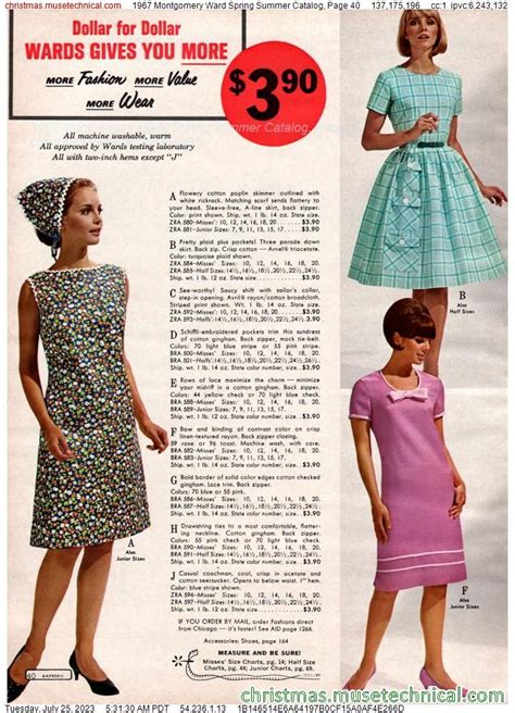 Montgomery Ward Spring Summer Catalog Page Catalogs