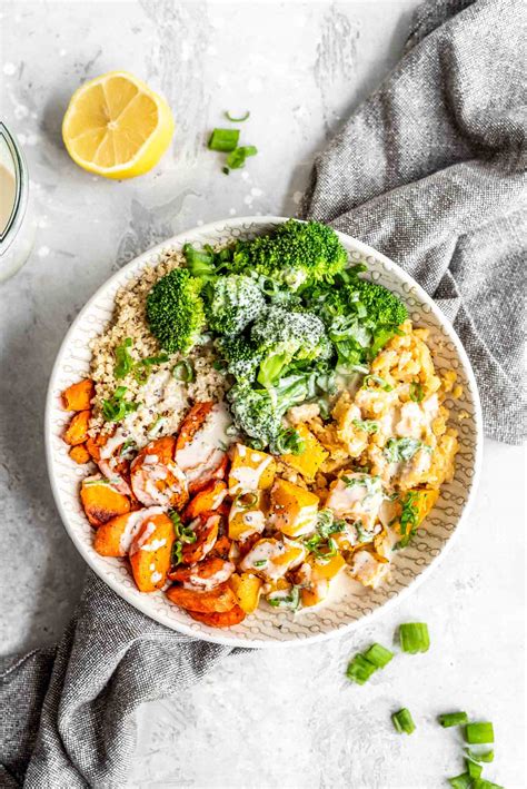 Lentil Quinoa Bowl Recipe Vegan Running On Real Food