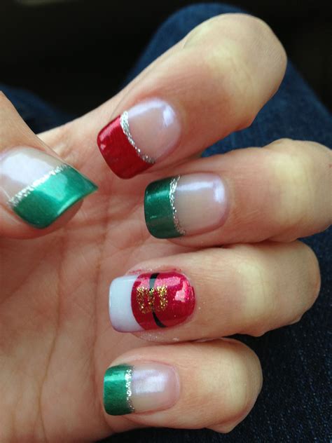 Christmas Gel Nails Designs Long