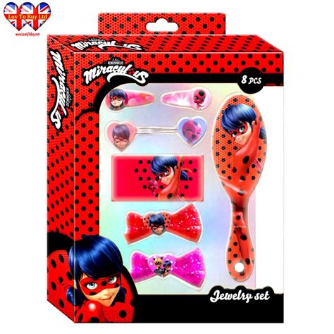 Miraculous Ladybug Hair Accessories Set Of 8pcst Setofficial