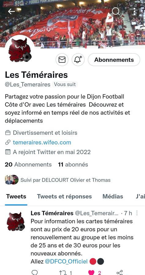 Dijon Fco On Twitter Notre Groupe De Supporters Les Temeraires A