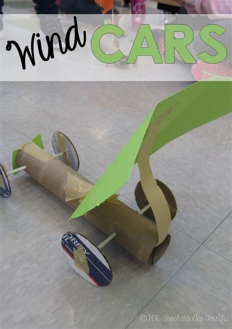 Stem Wind Powered Car Challenge Build A Car Activity Stem Challenges