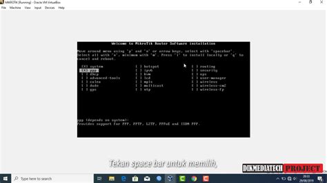 Cara Install Routeros Mikrotik Di Virtualbox Youtube