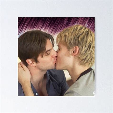 Gay Fan Art Love Brian And Justin Boyfriend Space Poster By Maxurzuav Cute Gay Couples