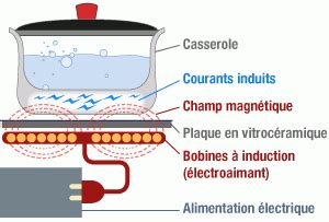 Les plaques à induction comment ça marche ScienceJunior fr