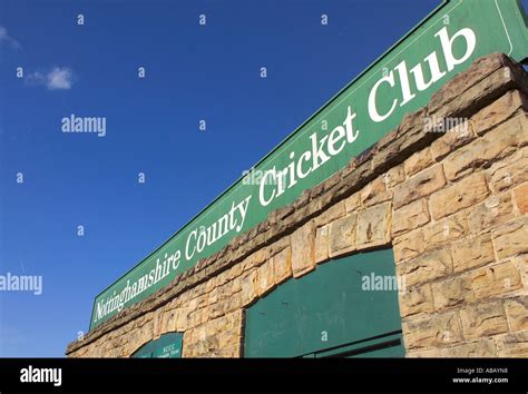 Nottinghamshire County Cricket Club Stock Photo - Alamy