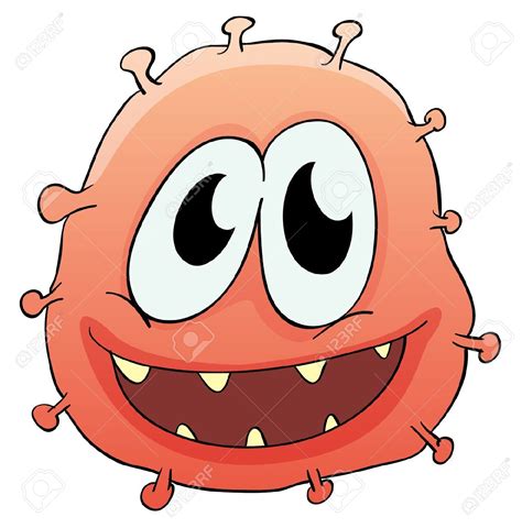 Cute Bacteria Cartoon Clipart | Clipart Panda - Free Clipart Images