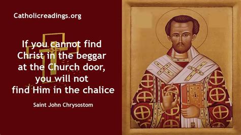 St John Chrysostom Feast Day September 13 2024 Catholic Saint Of