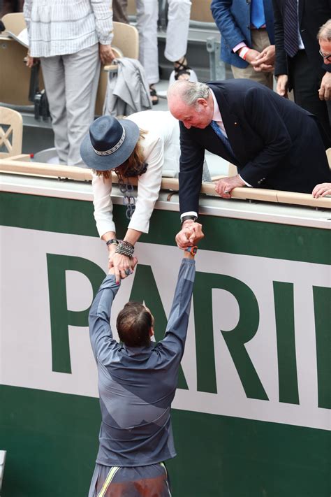 Photo Rafael Nadal Salue Le Roi Juan Carlos D Espagne Et L Infante