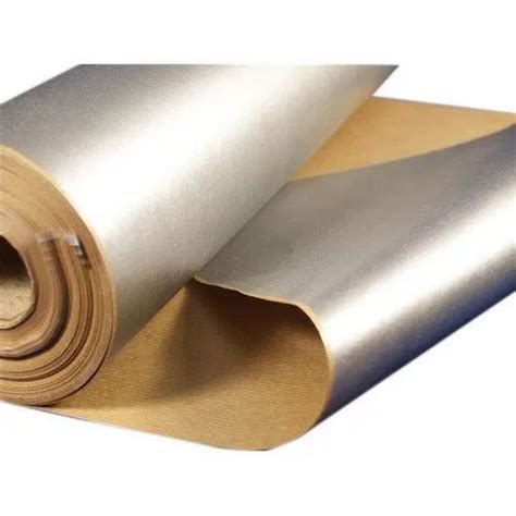 Prance Packaging Laminated Silver Kraft Paper Roll Gsm Gsm