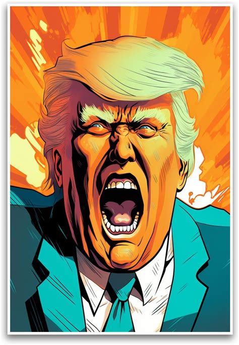 Trump Pop Art Comic Portrait Poster Djt Donald Philippines Ubuy
