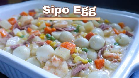 Sikat Na Ulam Sa Handaan Sipo Egg Kapampangan Recipe Youtube