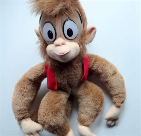 vintage abu  monkey stuffed animal