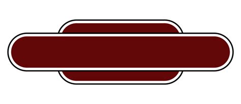 Blank Station Name Sign Plaque Railway Artwork Name Png Transparent