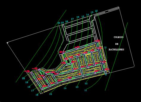 Proyecto Alcantarillado En Dwg Librer A Cad