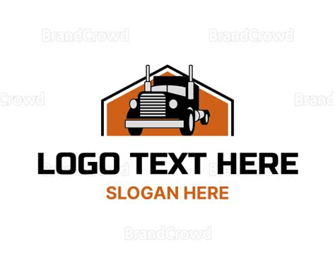 Logistics Freight Truck Logo Brandcrowd Logo Maker