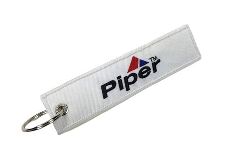 Piper Aircraft Aviation Keychain For Flight Crew Pilots Air Crew