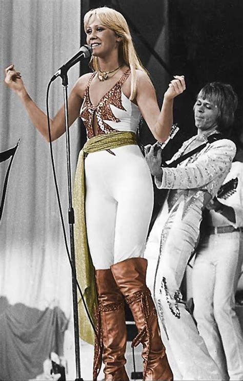 Agnetha With Bj Rn Frida Abba Rockmusik Abba Kost Me