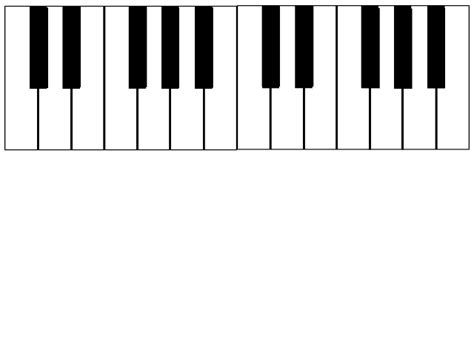 2 Octave Piano Keys Clip Art At Clker Vector Clip Art Online