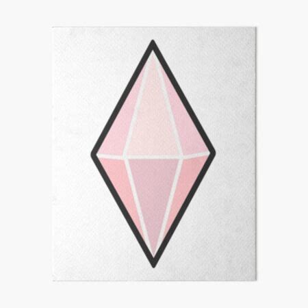 Pink Plumbob Sims 4 Art Board Print By OpasMarc Redbubble