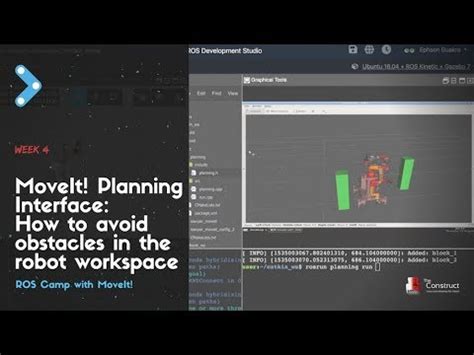 Movelt Camp Week 4 MoveIt Planning Interface Avoid Obstacles In