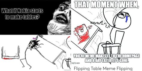 Angry Table Flip Meme | Elcho Table