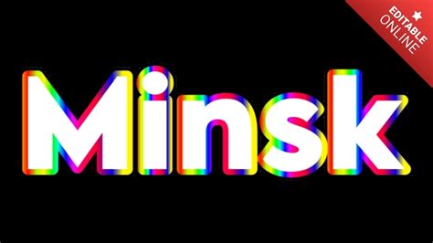 Minsk Gio Yt Text Effect Generator