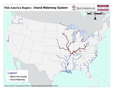 Us Inland Waterway System Map