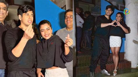 Rashmika Mandanna And Sidharth Malhotra Party Together At Mission Majnu ...