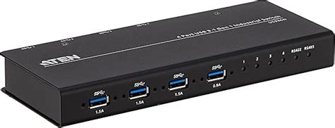 Aten Us3344i 4 X 4 Usb 32 Gen 1 Industrial Hub Switch Electronics